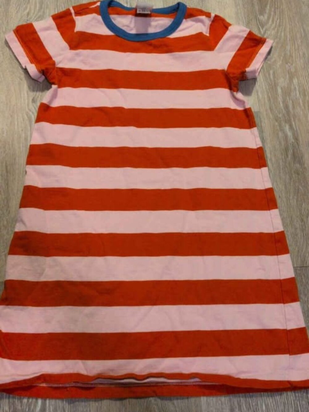 Hanna Andersson Striped Short Sleeve Dress Size 8